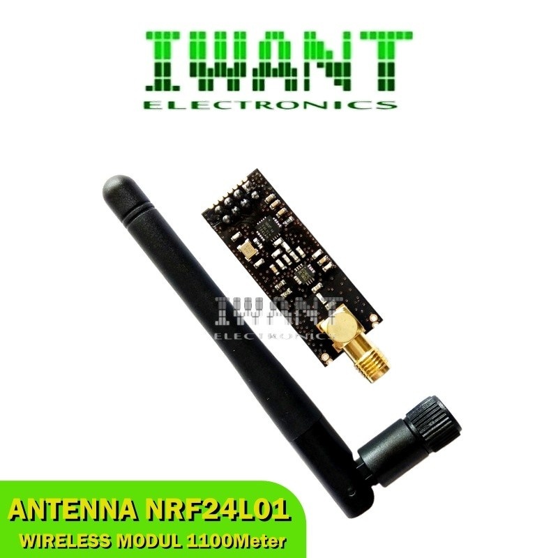 NRF24L01 PA LNA 2.4GHZ SMA ANTENNA WIRELESS MODUL 1.1KM NRF24L01 NRF 24L01 PA LNA 2.4GHZ SMA + ANTEN