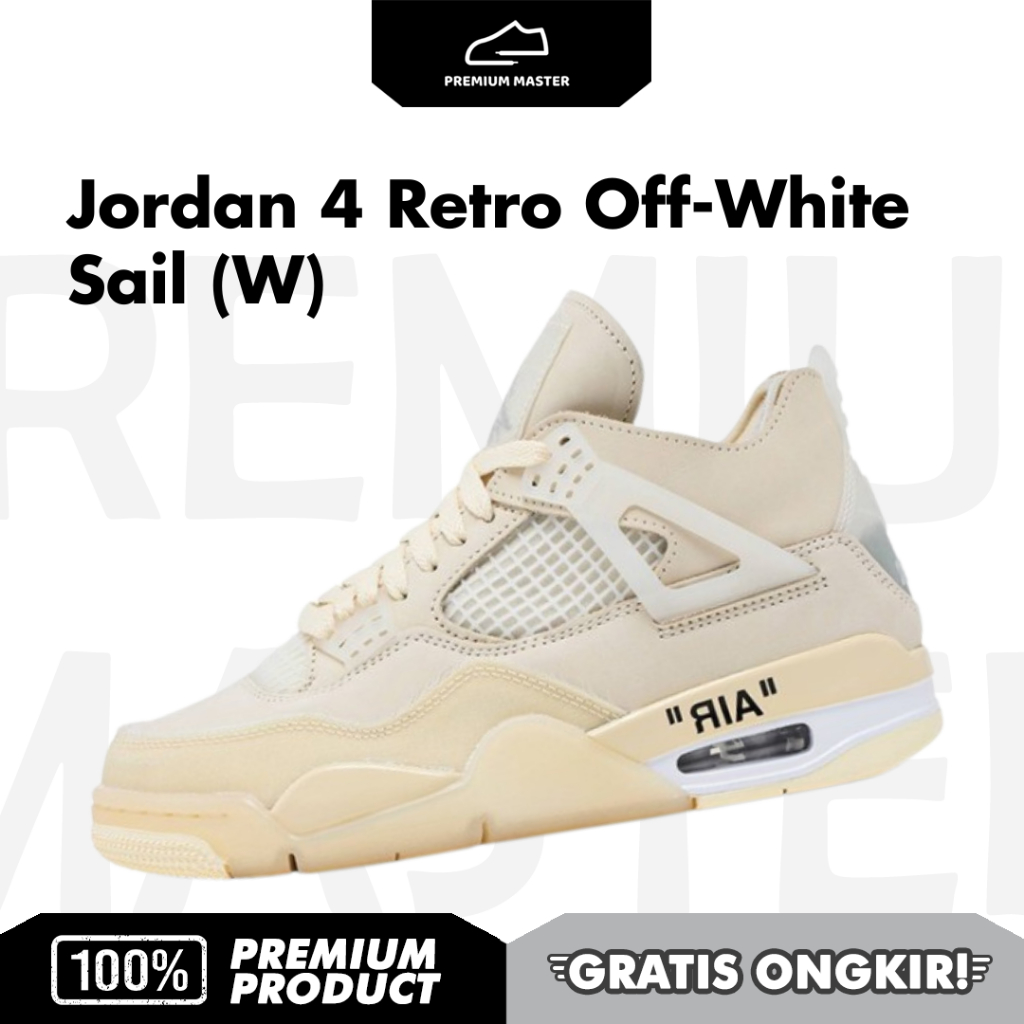 Jordan 4 Retro Off-White Sail (W)