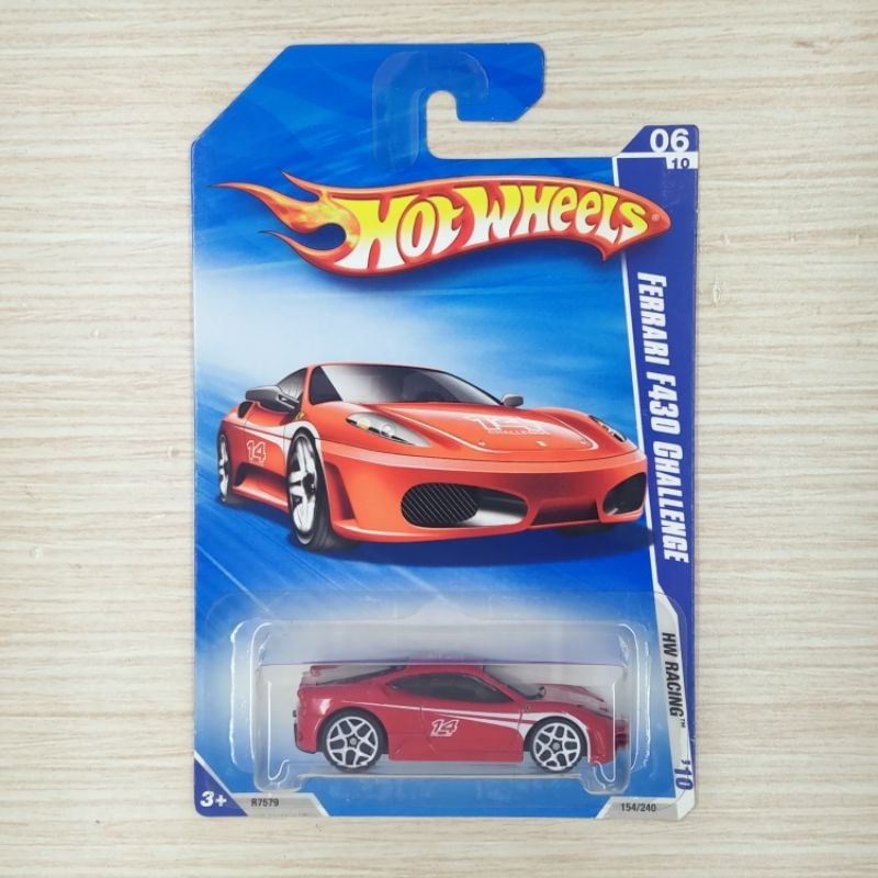 hotwheels ferrari f430 challenge -merah