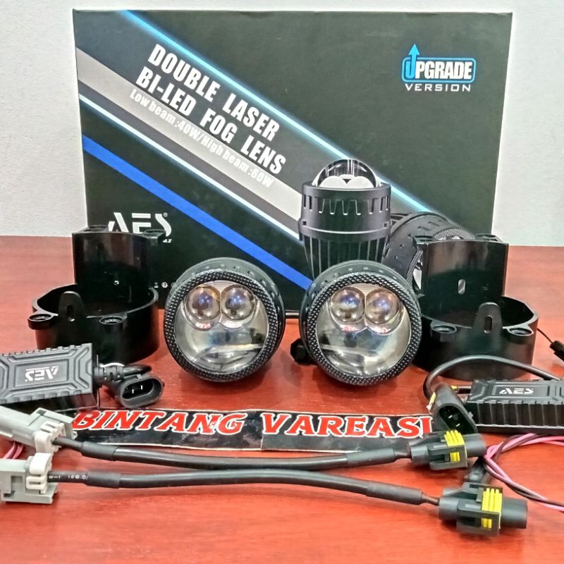 LAMPU LED BUMPER AES FDL 2 INCH DOUBLE LASER | LAMPU LED AES