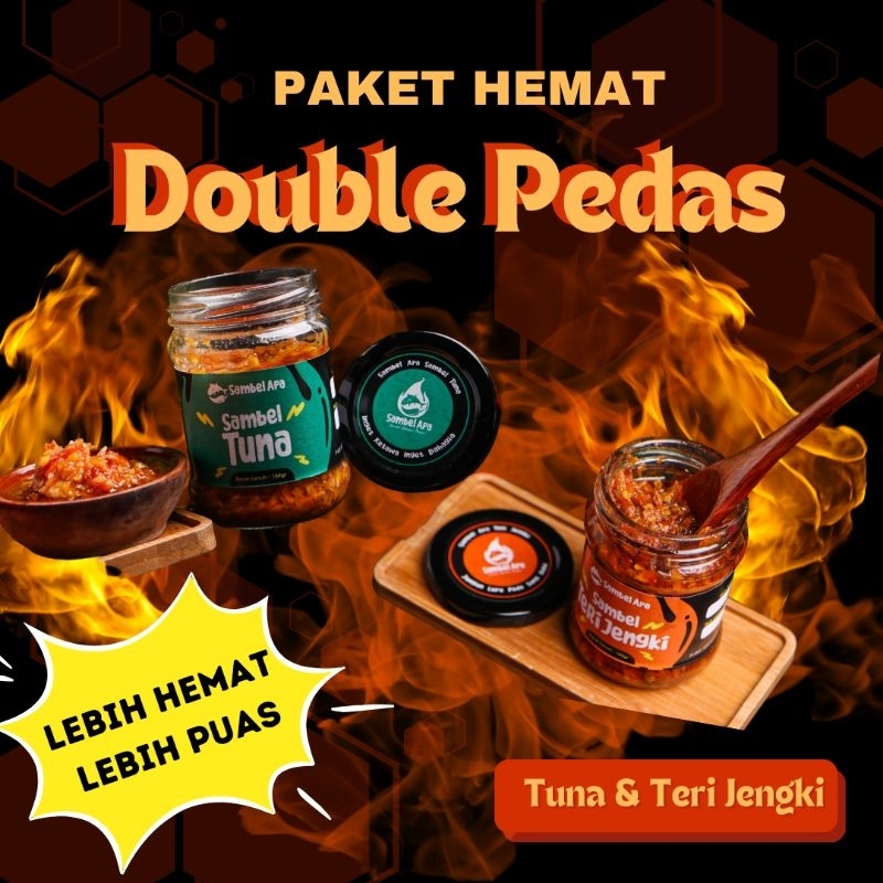 

PAKET HEMAT Double Pedas Sambelapa Tuna & Teri Jengki