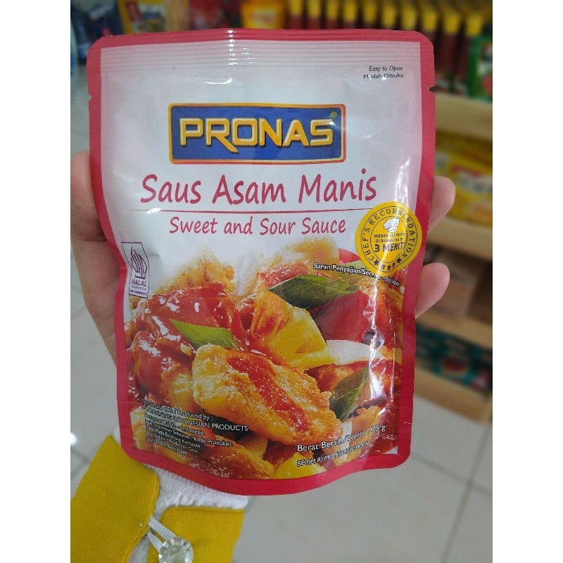 

saos asam manis pronas 125gr
