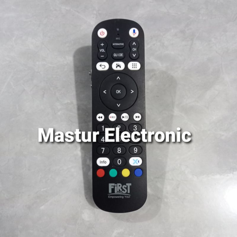 REMOTE REMOT RECEIVER PARABOLA FIRST MEDIA X-1 PRIME ORIGINAL ASLI