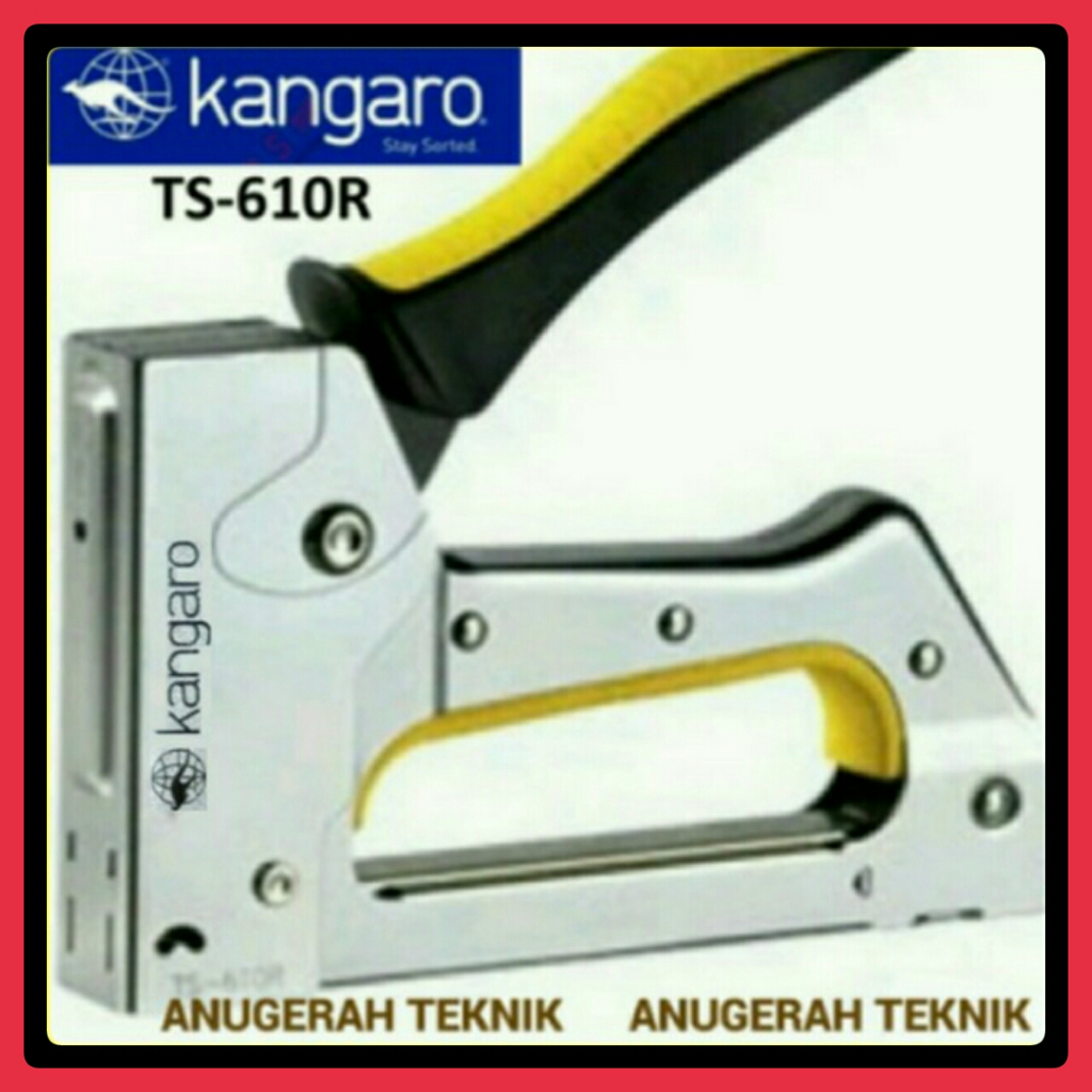 Stapler Tembak Kangaro TS-610 Pakai isi staples 13/6 ; 13/8 ; 13/10
