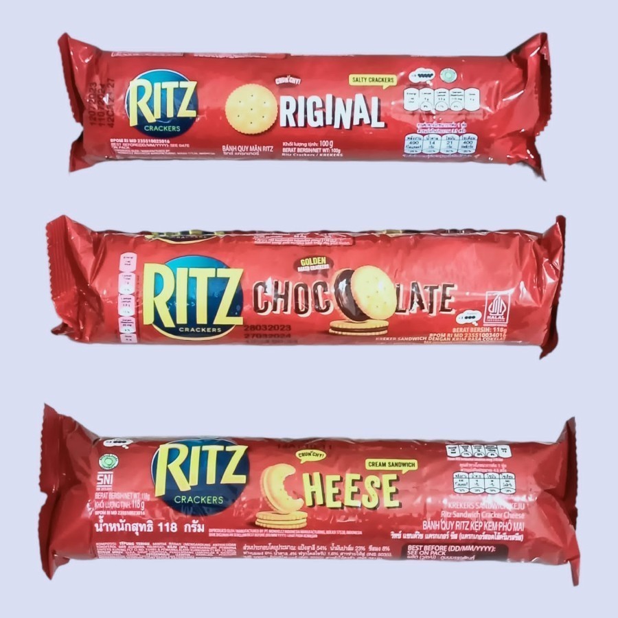 

BISKUIT RITZ ROLL CRACKER & SANDWICH 100gr