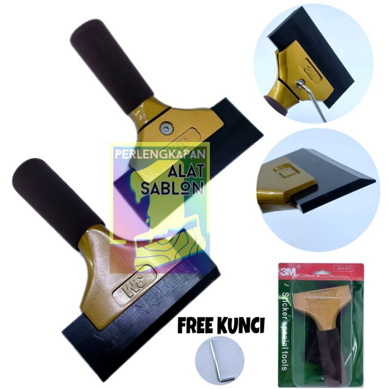 WIPER RAKEL 3M ORIGINAL ALAT PASANG STIKER KACA FILM