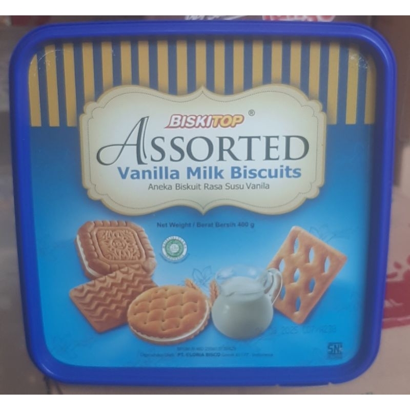 

BISKITOP ASSORTED VANILLA MILK BISCUIT 400gr