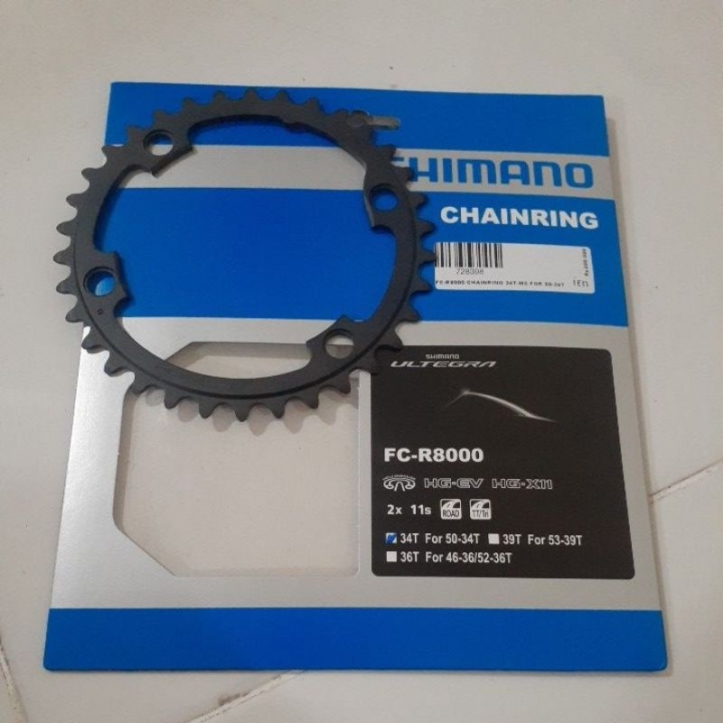 chainring shimano ultegra 34t 50t 36t 52t R8000 