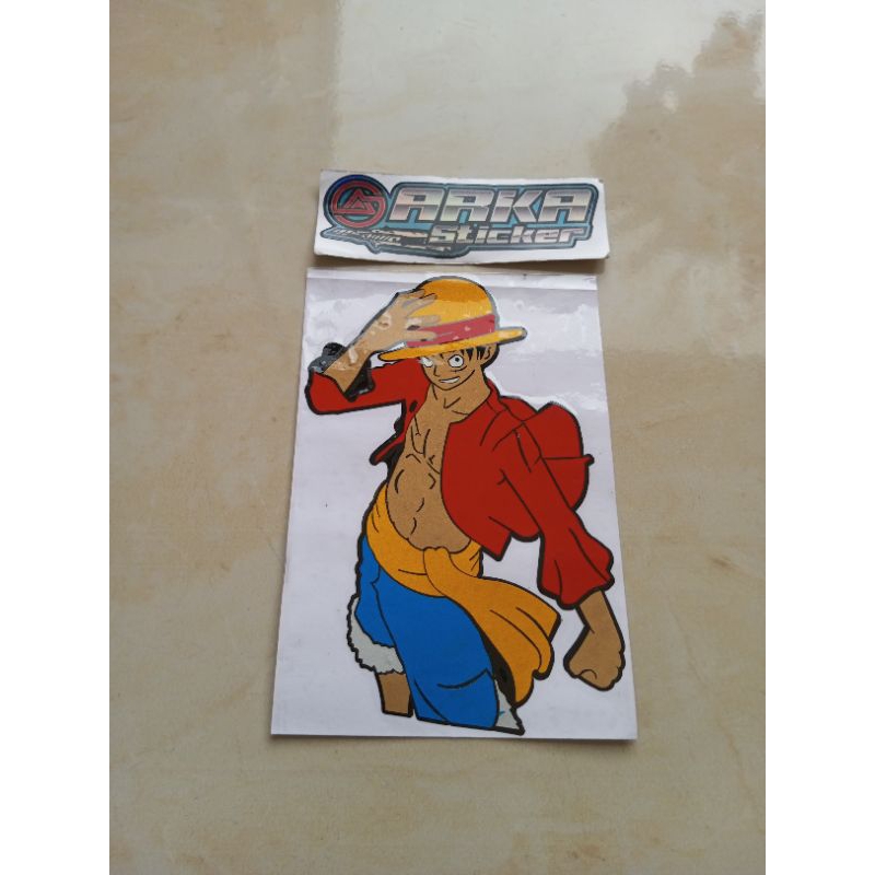 

STICKER CUTING ONE PIACE STICKER LUFY 15CM