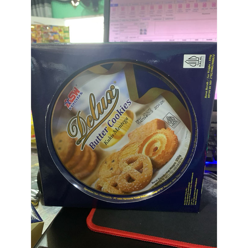 ASW FOODS DELUX BUTTER COOKIES KUKIS MENTEGA 350gr