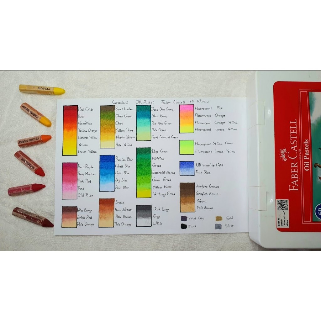 

Crayon / Krayon Oil Pastel - Faber Castell 60 Warna MURAH RB9