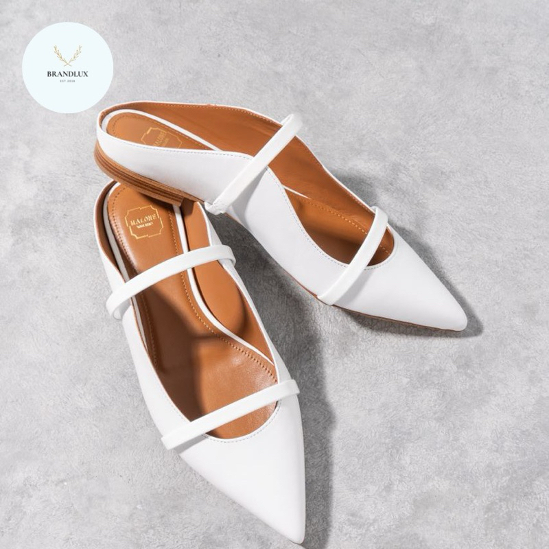 MALONE SOULIERS Maureen flat White