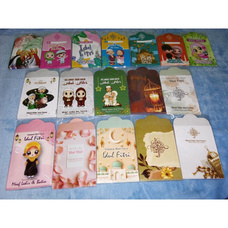 

(50pack) Amplop Idul Fitri 2024, Motif Random