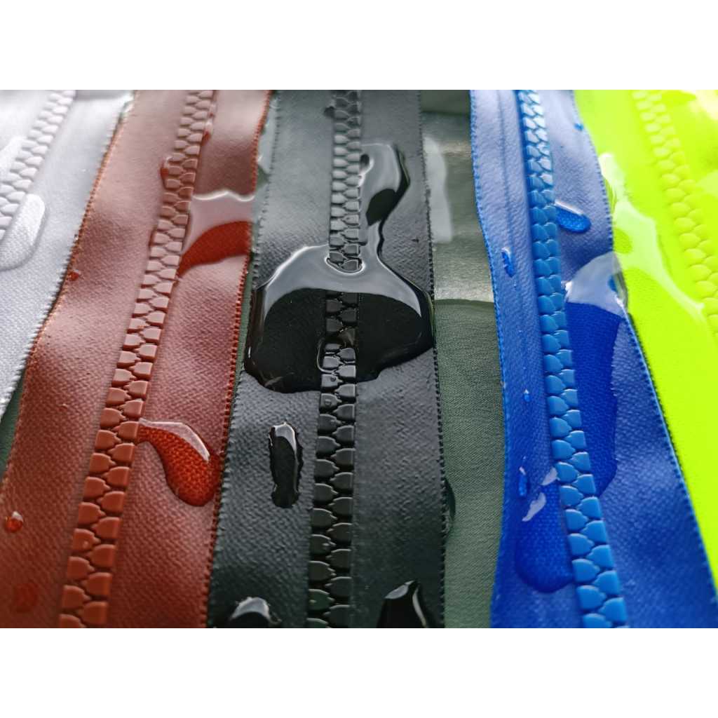 Resleting Zipper Aqua Guard YKK Water Proof WP Jaket Outdoor Jas Hujan