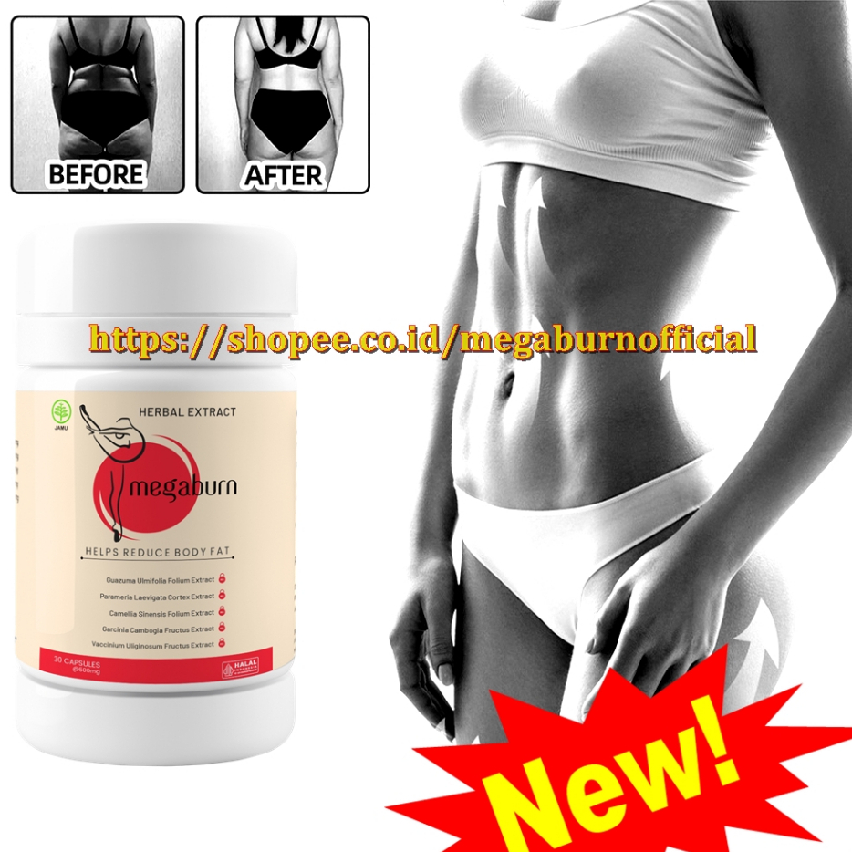 MEGABURN OFFICIAL INDONESIA - Megaburn Helps Reduce Body Fat Asli