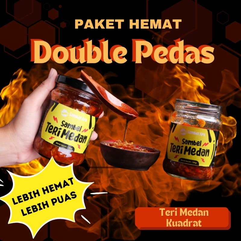 

PAKET HEMAT Double Pedas Sambelapa Teri Medan