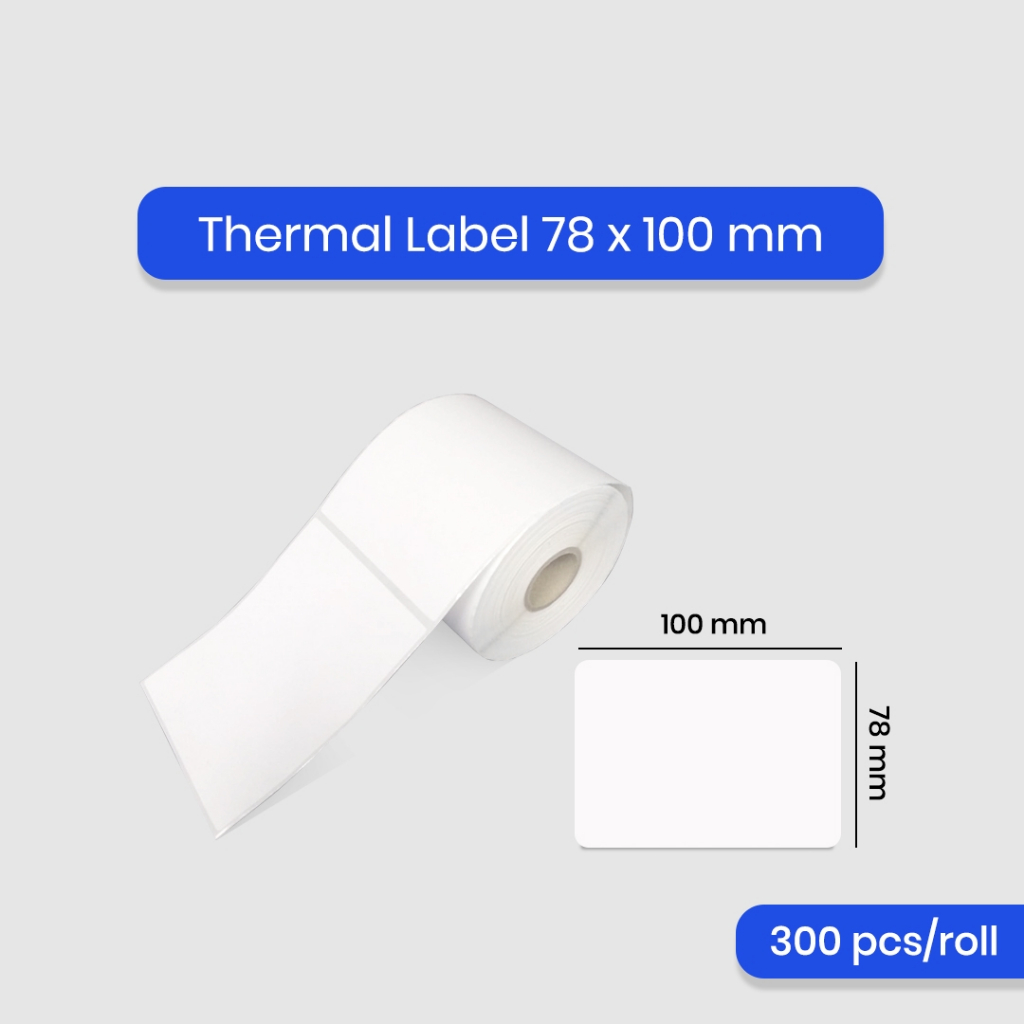 

Kertas thermal 78mm x 100 mm isi 300 lembar Banjarmasin