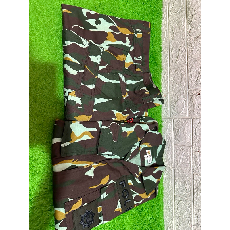 SERAGAM PDL LORENG PEMBAGIAN BRIMOB TERBARU 2024 ORI 100%