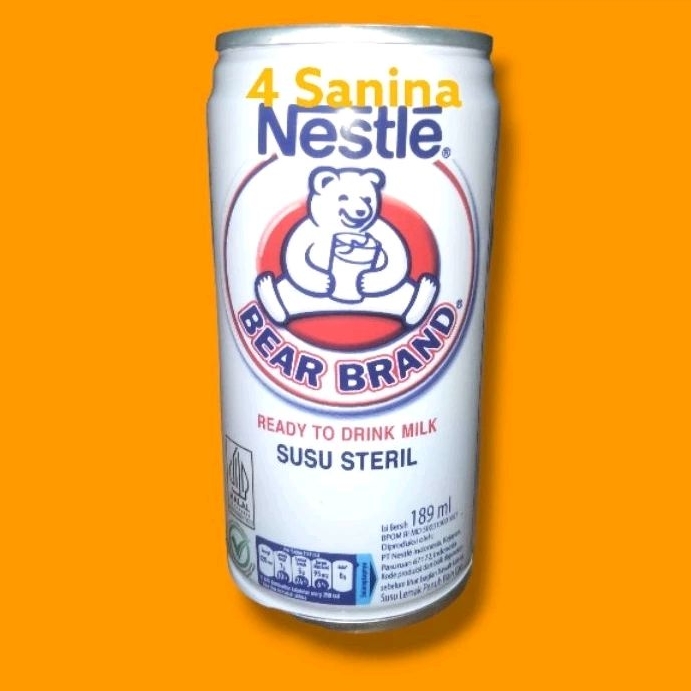 

BEAR BRAND SUSU BERUANG 189 ML / SUSU STERIL