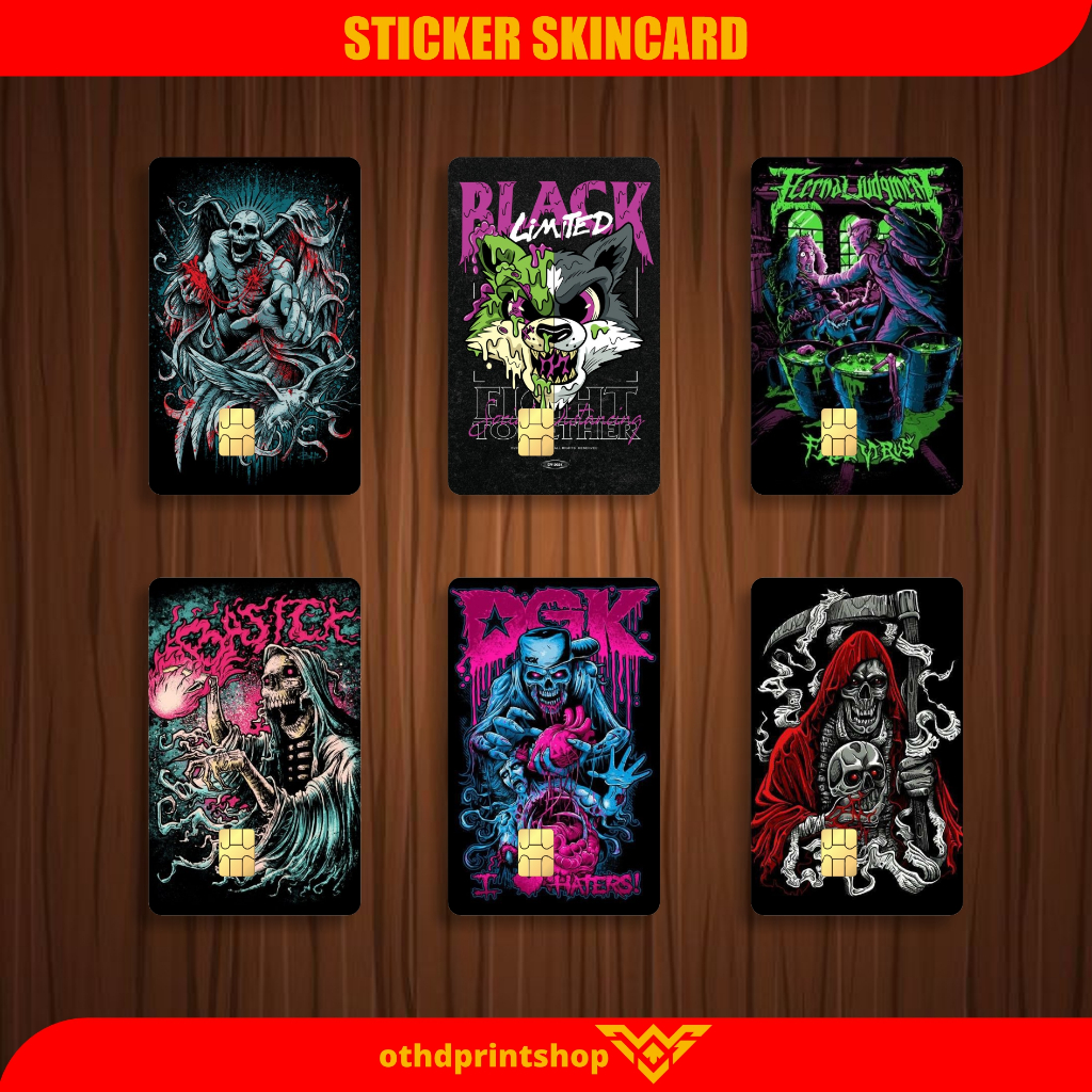 

SKIN KARTU NEW AESTETIC , STIKER KARTU , UNTUK KARTU ATM EMONEY DLL