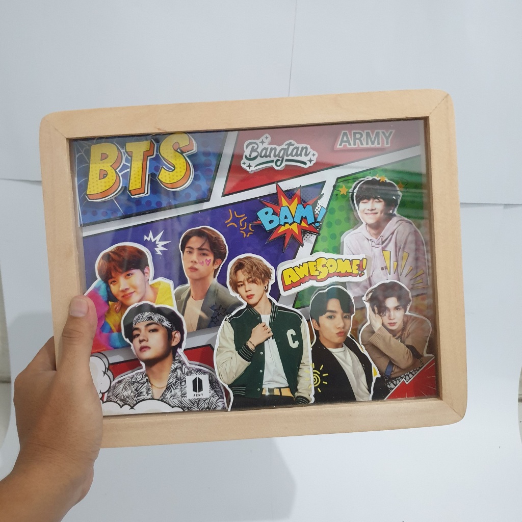 Foto BTS, Figura Scrapframe 3D