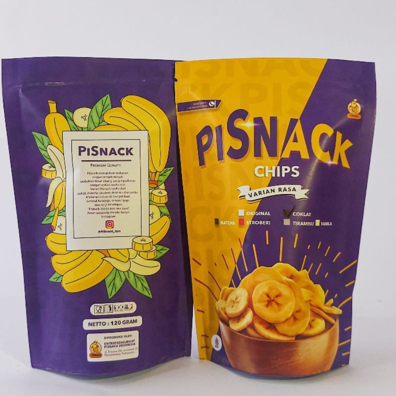 

TERMURAH - 120 GR - PISNACK KERIPIK PISANG RASA VANILLA TEBAL