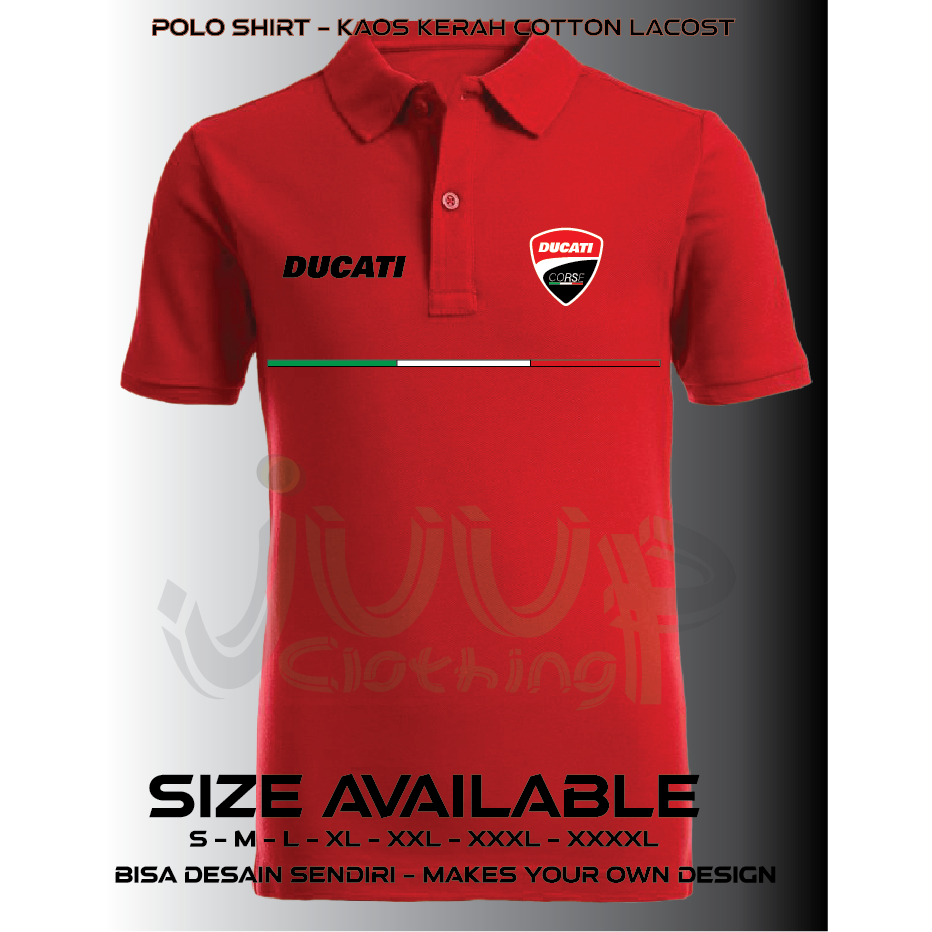 POLO SHIRT DUCACTI CORSE BEST PERFOMANCE