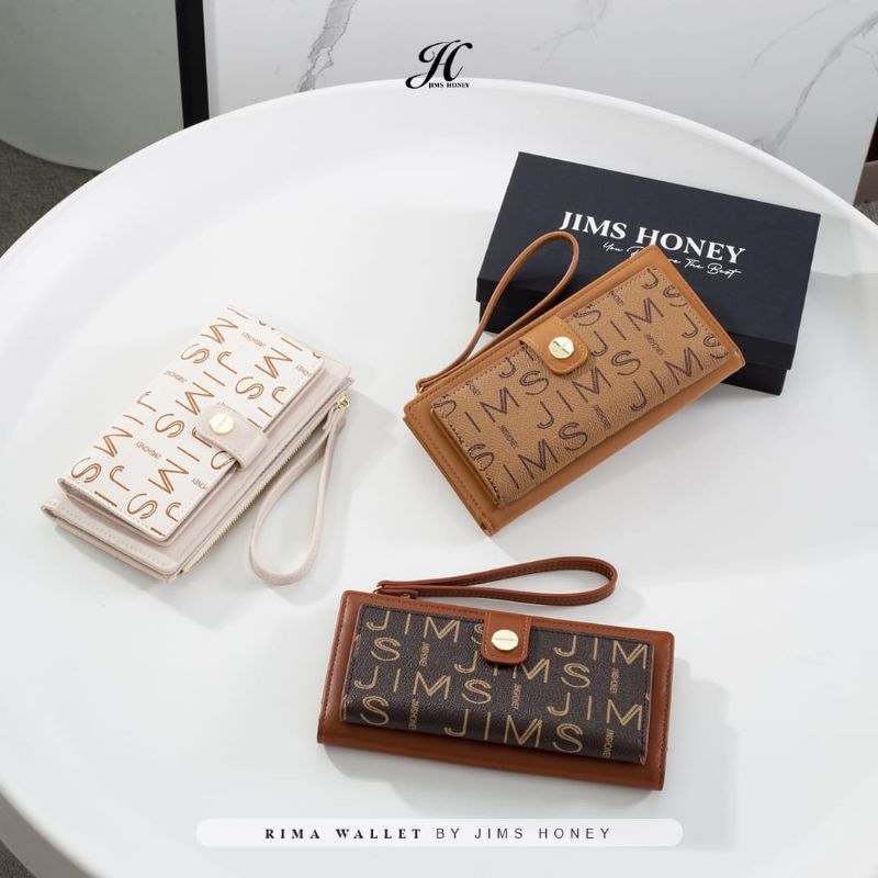 JIMS HONEY RIMA WALLET DOMPET PANJANG KEKINIAN FREE TALI