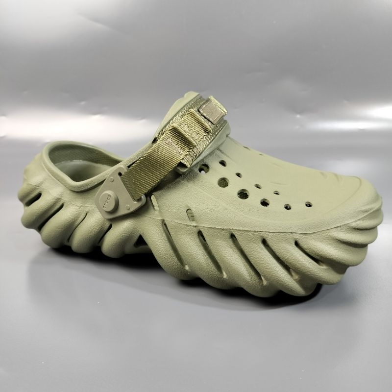 Sepatu Sandal Crocs Pria / Crocs Echo Clog / Sandal Pria / Crocs Pria / Sandal Selop Crocs Pria