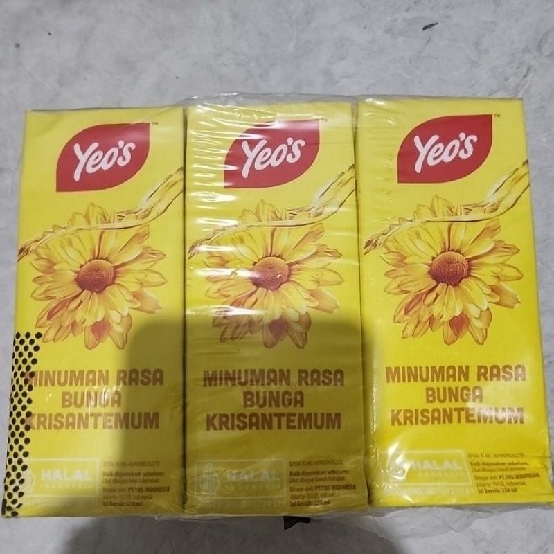 

Yeos chrisanthemum tea isi 6pack @250ml