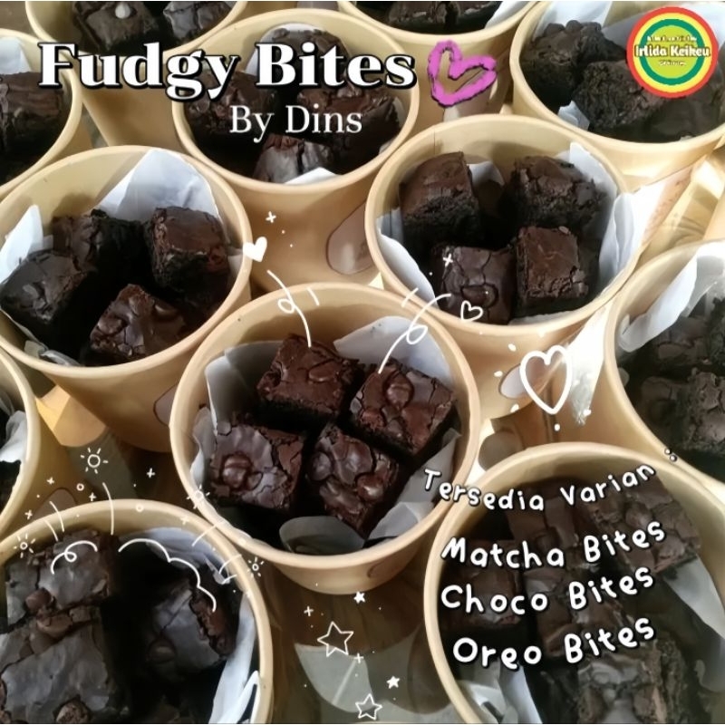 

Amanah! Fudgy Bites Dark Chocolatte | BONUS Saus Chocolatte atau Matcha