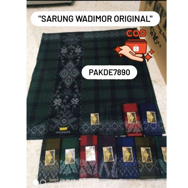 Wadimor Sarung Wadimor Pria Dewasa Motif Bhs Premium Sarung Sholat (Cod)