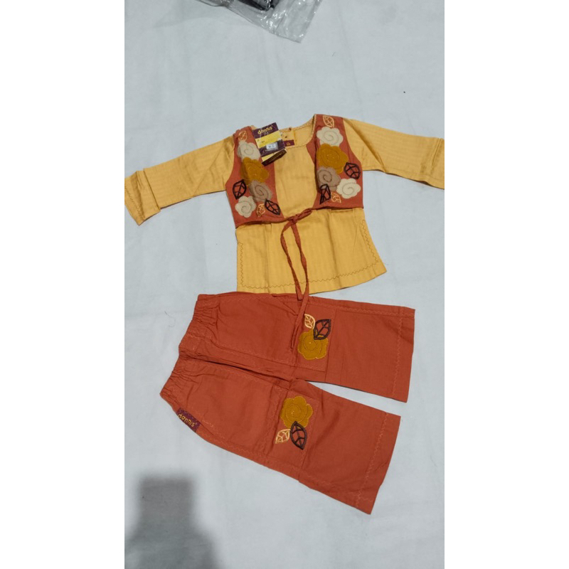 sale 40% / setelan celana size 0 / TANPA KERUDUNG / katun / dannis / baju muslim anak perempuan / ba