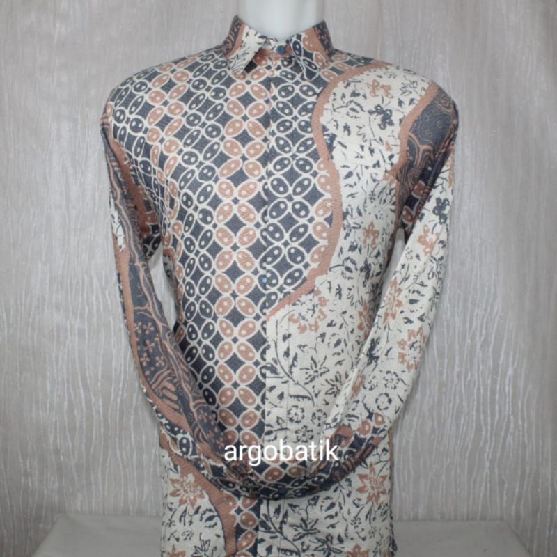 Kemeja Batik Atbm Tradisional Exsklusif Pembatikan Cap