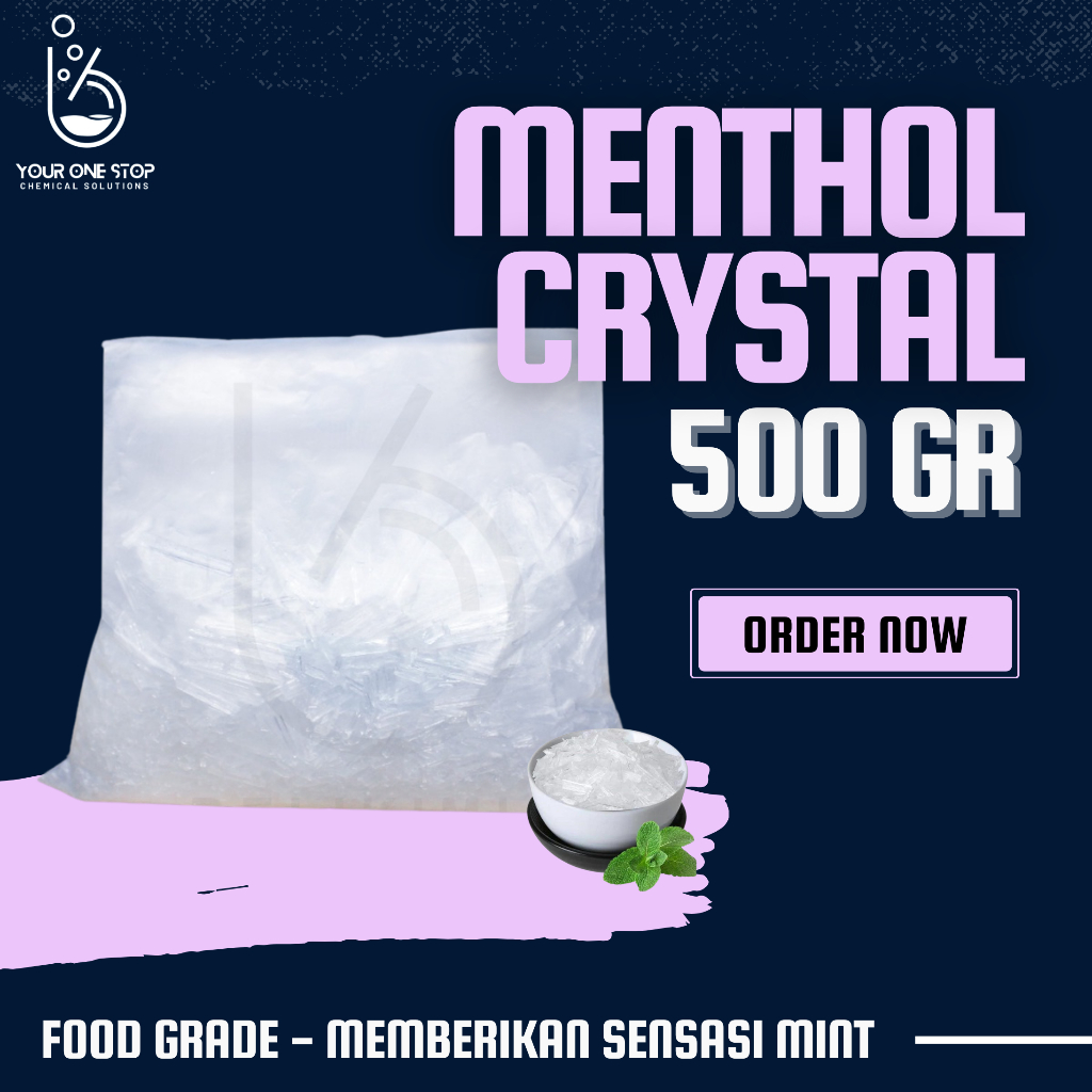 

Menthol Crystal Food Grade 500 gram