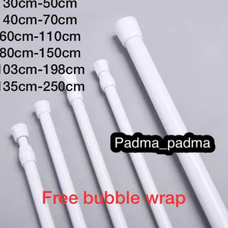 Star seller PIPA TIANG TONGKAT FLEKSIBEL 3CM35TIANG KAMAR MANDITIANG PIPA TONGKAT KOLONG DAPURTIANG 