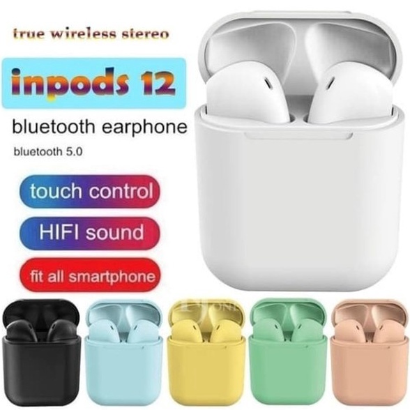 ART M39H Headset Bluetooth i12 macaron wireless