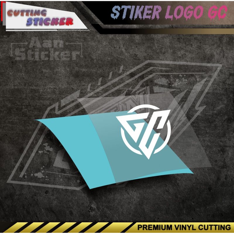 

stiker LOGO GC stiker cutting