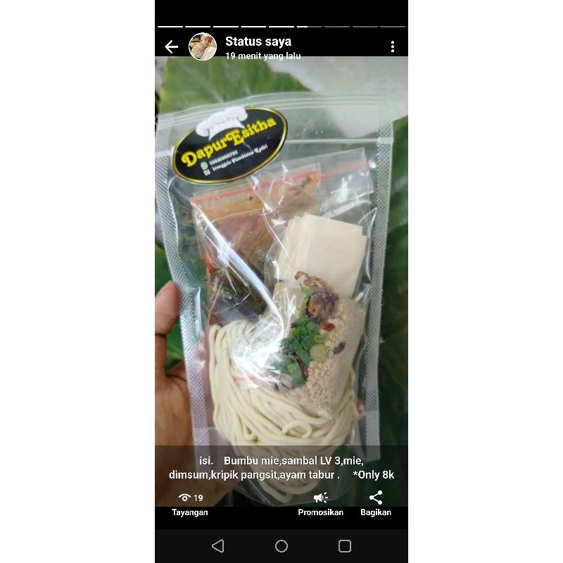 

mie level murah enak