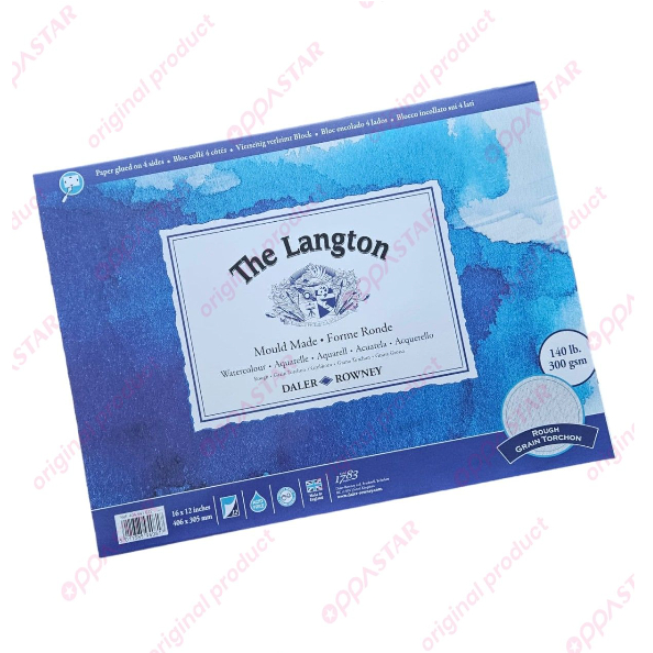 

Kertas Watercolour Daler Rowney The Langton Rough 406 x 305 404441612 - PAD