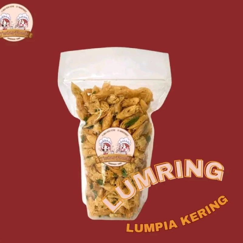 

(TERMURAH) Lumpia Kering / Lumring 250 gram Asin Pedas Manis Daun Jeruk Makanan Ringan Cemilan Kering Viral