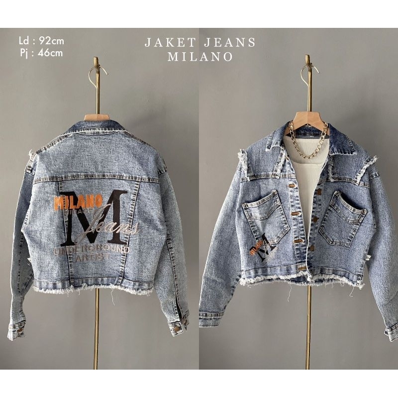 jaket jeans milano