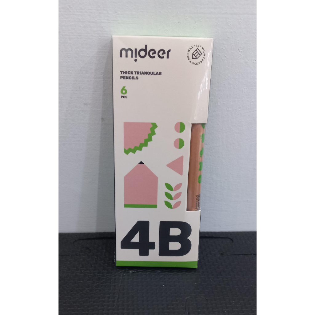 

Mideer Thick Triangular Pencil Pensil 4B Segitiga Stationary Perlengkapan Sekolah Anak Alat Tulis