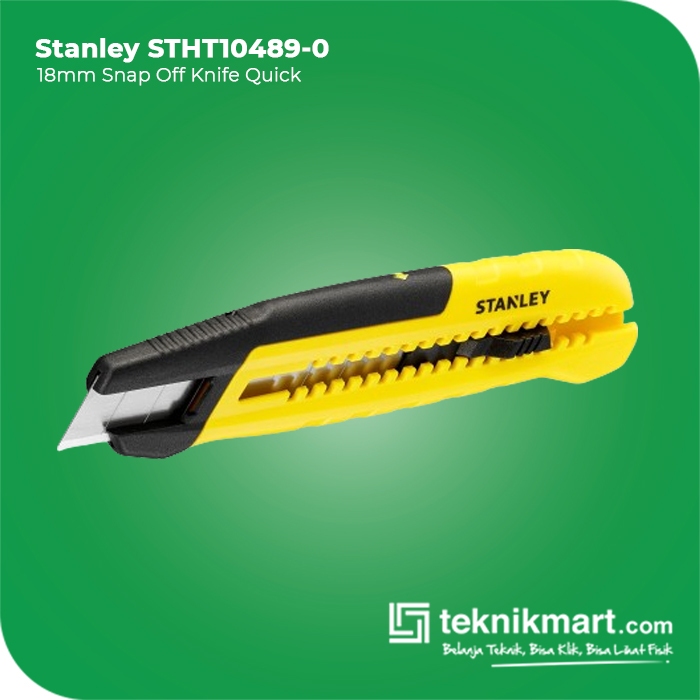 

Stanley Snap Off Knife Quick / Pisau Cutter 18mm STHT10489-0