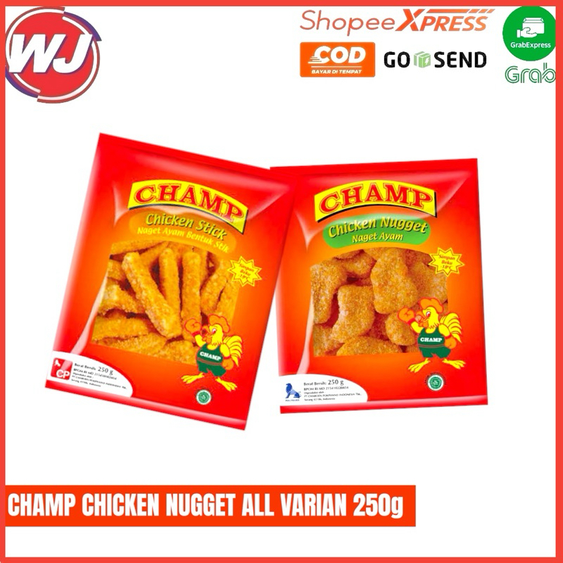 

CHAMP CHICKEN NUGGET ALL VARIAN 250g