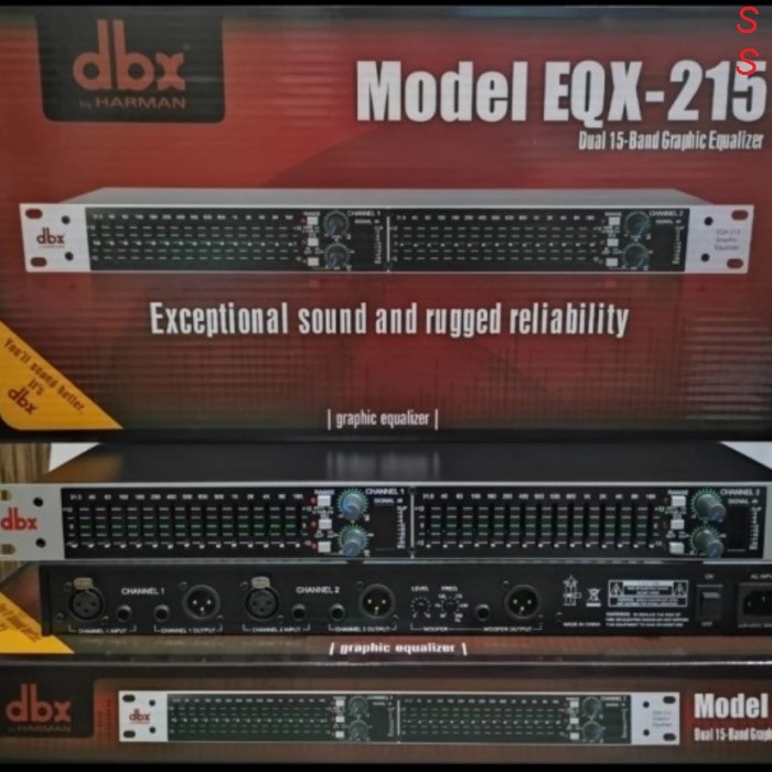 Equaliser dbx eqx215 PLUS SUBWOOFER dbx eqx 215 dbx eqx 215