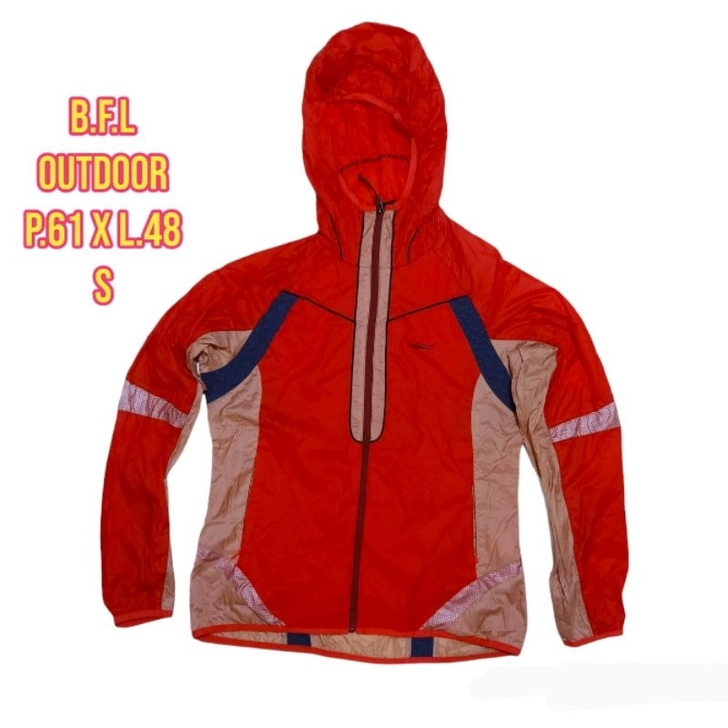 Jaket sport BFL running jogging outdoor seken second thrift original