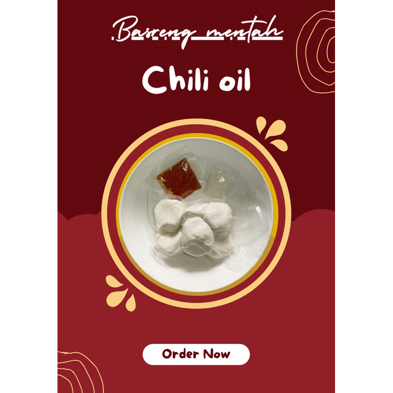 

[PROMO BELI 1 GRATIS 1] BASRENG CHILI OIL ISI 5pcs