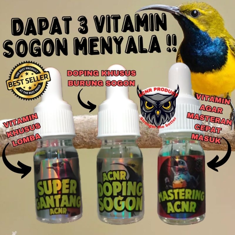 DOPING BURUNG SOGON VITAMIN SOGON DOPING SOGON ACNR VITAMIN BURUNG SOGON DOPING BURUNG SOGOK ONTONG