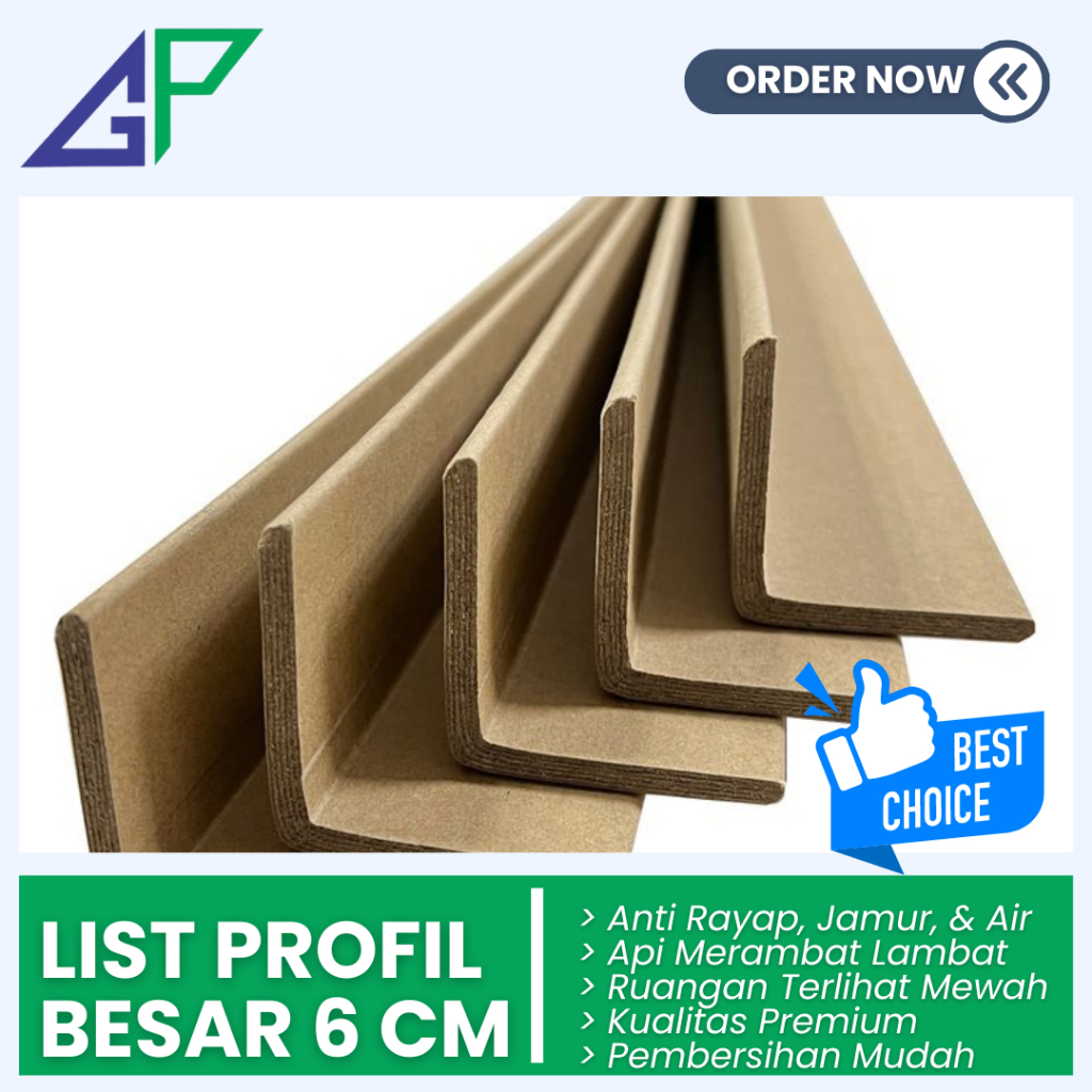 Lis Plafon | List Sudut Profil Besar PVC | Besar Murah dan Mewah